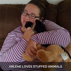 Arlene-loves-Stuffed-animals-caption