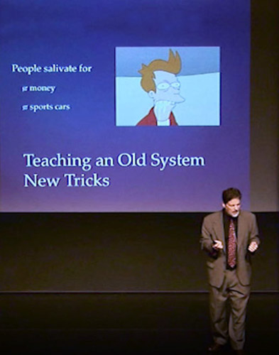 Aaron speaking on Teaching an Old System New Tricks